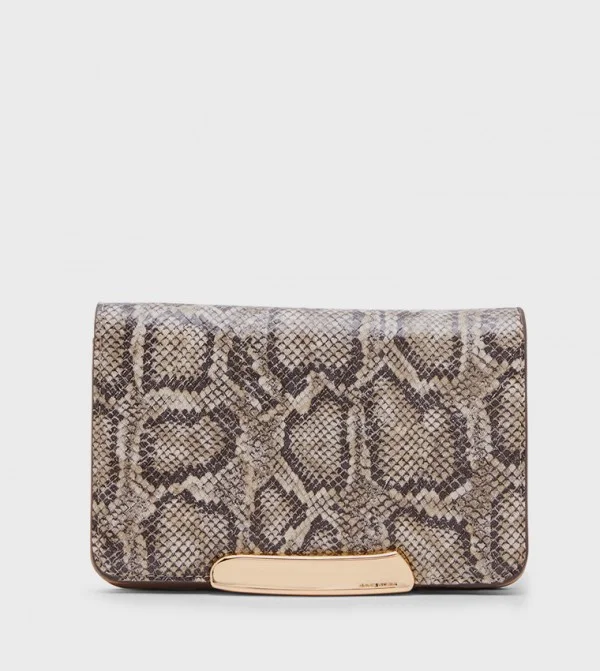 Anne Klein Snakeskin Print Bi-fold Wallet